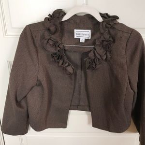 Crop jacket and dress set